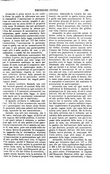 Annali della giurisprudenza italiana raccolta generale delle decisioni delle Corti di cassazione e d'appello in materia civile, criminale, commerciale, di diritto pubblico e amministrativo, e di procedura civile e penale