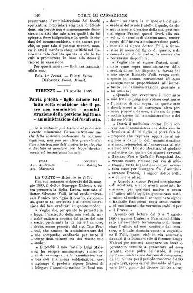 Annali della giurisprudenza italiana raccolta generale delle decisioni delle Corti di cassazione e d'appello in materia civile, criminale, commerciale, di diritto pubblico e amministrativo, e di procedura civile e penale