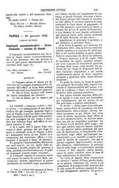 Annali della giurisprudenza italiana raccolta generale delle decisioni delle Corti di cassazione e d'appello in materia civile, criminale, commerciale, di diritto pubblico e amministrativo, e di procedura civile e penale