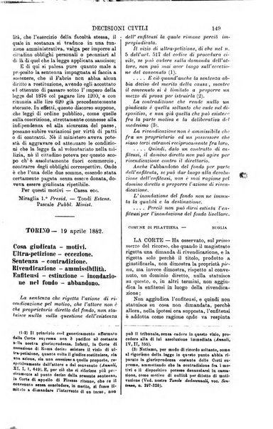 Annali della giurisprudenza italiana raccolta generale delle decisioni delle Corti di cassazione e d'appello in materia civile, criminale, commerciale, di diritto pubblico e amministrativo, e di procedura civile e penale