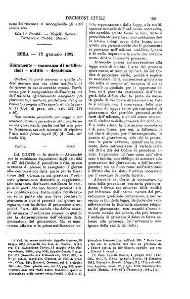 Annali della giurisprudenza italiana raccolta generale delle decisioni delle Corti di cassazione e d'appello in materia civile, criminale, commerciale, di diritto pubblico e amministrativo, e di procedura civile e penale