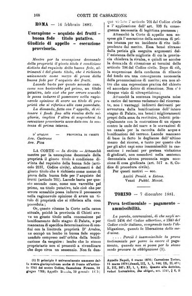 Annali della giurisprudenza italiana raccolta generale delle decisioni delle Corti di cassazione e d'appello in materia civile, criminale, commerciale, di diritto pubblico e amministrativo, e di procedura civile e penale