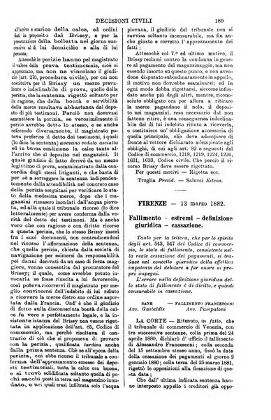 Annali della giurisprudenza italiana raccolta generale delle decisioni delle Corti di cassazione e d'appello in materia civile, criminale, commerciale, di diritto pubblico e amministrativo, e di procedura civile e penale