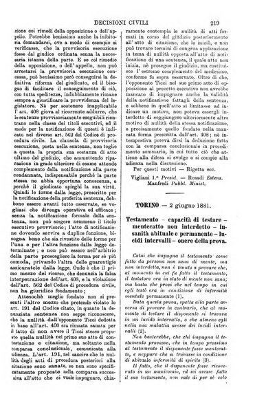 Annali della giurisprudenza italiana raccolta generale delle decisioni delle Corti di cassazione e d'appello in materia civile, criminale, commerciale, di diritto pubblico e amministrativo, e di procedura civile e penale