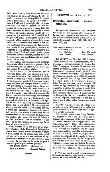 Annali della giurisprudenza italiana raccolta generale delle decisioni delle Corti di cassazione e d'appello in materia civile, criminale, commerciale, di diritto pubblico e amministrativo, e di procedura civile e penale