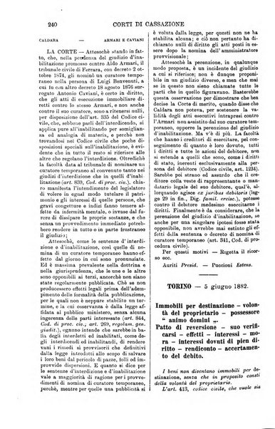 Annali della giurisprudenza italiana raccolta generale delle decisioni delle Corti di cassazione e d'appello in materia civile, criminale, commerciale, di diritto pubblico e amministrativo, e di procedura civile e penale