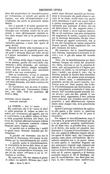 Annali della giurisprudenza italiana raccolta generale delle decisioni delle Corti di cassazione e d'appello in materia civile, criminale, commerciale, di diritto pubblico e amministrativo, e di procedura civile e penale