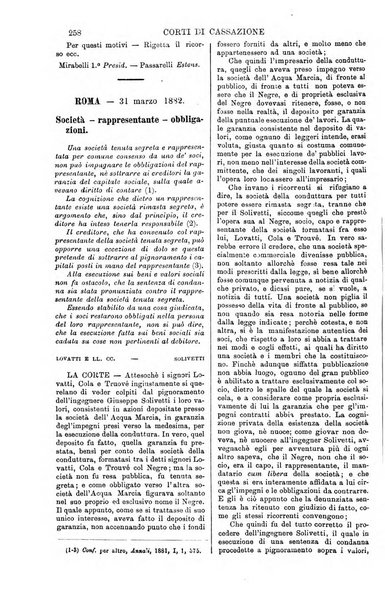 Annali della giurisprudenza italiana raccolta generale delle decisioni delle Corti di cassazione e d'appello in materia civile, criminale, commerciale, di diritto pubblico e amministrativo, e di procedura civile e penale