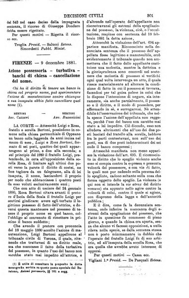 Annali della giurisprudenza italiana raccolta generale delle decisioni delle Corti di cassazione e d'appello in materia civile, criminale, commerciale, di diritto pubblico e amministrativo, e di procedura civile e penale