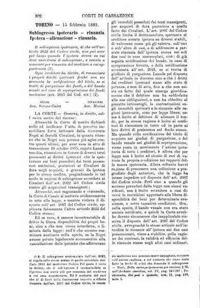 Annali della giurisprudenza italiana raccolta generale delle decisioni delle Corti di cassazione e d'appello in materia civile, criminale, commerciale, di diritto pubblico e amministrativo, e di procedura civile e penale