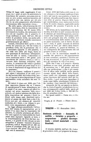 Annali della giurisprudenza italiana raccolta generale delle decisioni delle Corti di cassazione e d'appello in materia civile, criminale, commerciale, di diritto pubblico e amministrativo, e di procedura civile e penale