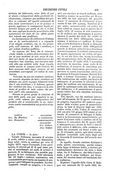 Annali della giurisprudenza italiana raccolta generale delle decisioni delle Corti di cassazione e d'appello in materia civile, criminale, commerciale, di diritto pubblico e amministrativo, e di procedura civile e penale