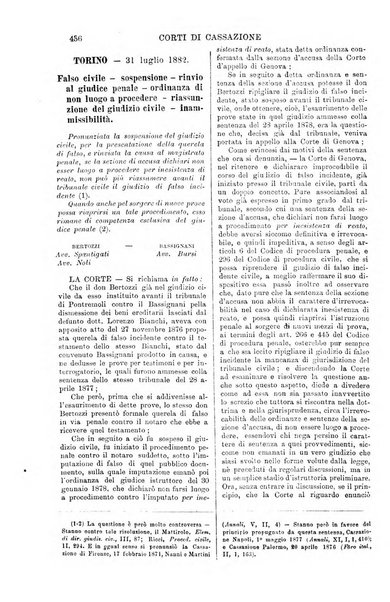 Annali della giurisprudenza italiana raccolta generale delle decisioni delle Corti di cassazione e d'appello in materia civile, criminale, commerciale, di diritto pubblico e amministrativo, e di procedura civile e penale