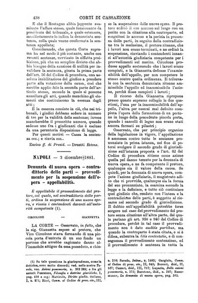 Annali della giurisprudenza italiana raccolta generale delle decisioni delle Corti di cassazione e d'appello in materia civile, criminale, commerciale, di diritto pubblico e amministrativo, e di procedura civile e penale