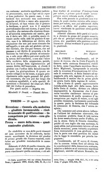 Annali della giurisprudenza italiana raccolta generale delle decisioni delle Corti di cassazione e d'appello in materia civile, criminale, commerciale, di diritto pubblico e amministrativo, e di procedura civile e penale