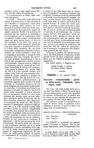 Annali della giurisprudenza italiana raccolta generale delle decisioni delle Corti di cassazione e d'appello in materia civile, criminale, commerciale, di diritto pubblico e amministrativo, e di procedura civile e penale