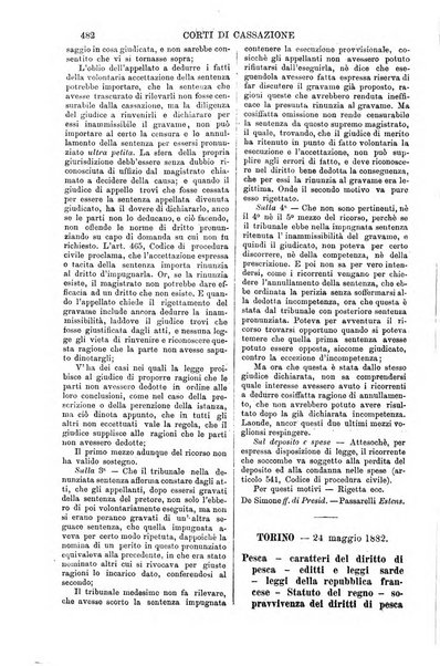 Annali della giurisprudenza italiana raccolta generale delle decisioni delle Corti di cassazione e d'appello in materia civile, criminale, commerciale, di diritto pubblico e amministrativo, e di procedura civile e penale