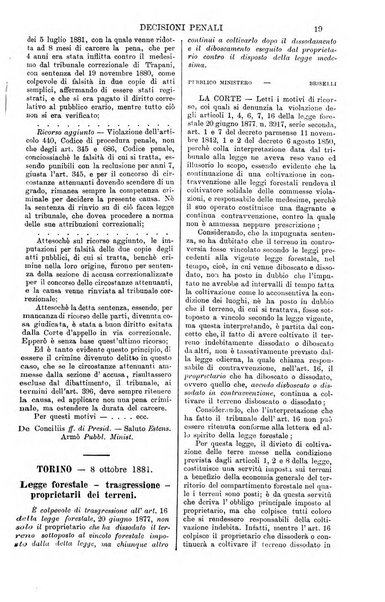 Annali della giurisprudenza italiana raccolta generale delle decisioni delle Corti di cassazione e d'appello in materia civile, criminale, commerciale, di diritto pubblico e amministrativo, e di procedura civile e penale