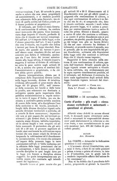 Annali della giurisprudenza italiana raccolta generale delle decisioni delle Corti di cassazione e d'appello in materia civile, criminale, commerciale, di diritto pubblico e amministrativo, e di procedura civile e penale