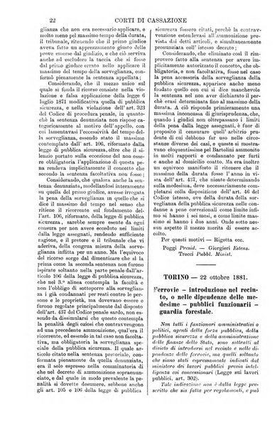 Annali della giurisprudenza italiana raccolta generale delle decisioni delle Corti di cassazione e d'appello in materia civile, criminale, commerciale, di diritto pubblico e amministrativo, e di procedura civile e penale