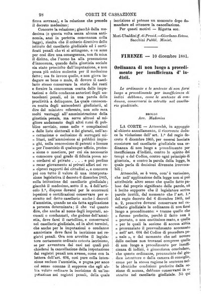 Annali della giurisprudenza italiana raccolta generale delle decisioni delle Corti di cassazione e d'appello in materia civile, criminale, commerciale, di diritto pubblico e amministrativo, e di procedura civile e penale