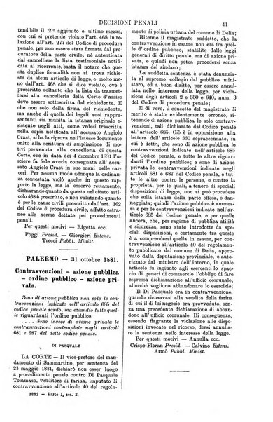 Annali della giurisprudenza italiana raccolta generale delle decisioni delle Corti di cassazione e d'appello in materia civile, criminale, commerciale, di diritto pubblico e amministrativo, e di procedura civile e penale