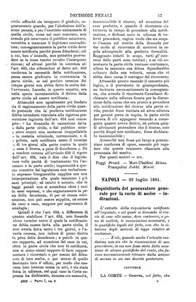 Annali della giurisprudenza italiana raccolta generale delle decisioni delle Corti di cassazione e d'appello in materia civile, criminale, commerciale, di diritto pubblico e amministrativo, e di procedura civile e penale