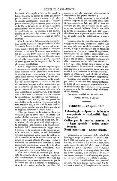 Annali della giurisprudenza italiana raccolta generale delle decisioni delle Corti di cassazione e d'appello in materia civile, criminale, commerciale, di diritto pubblico e amministrativo, e di procedura civile e penale