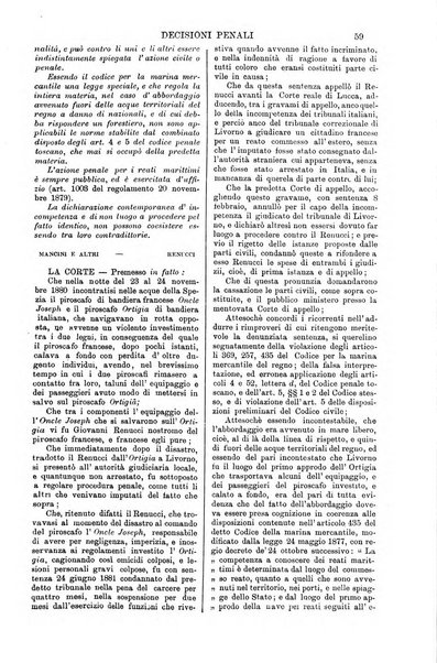 Annali della giurisprudenza italiana raccolta generale delle decisioni delle Corti di cassazione e d'appello in materia civile, criminale, commerciale, di diritto pubblico e amministrativo, e di procedura civile e penale