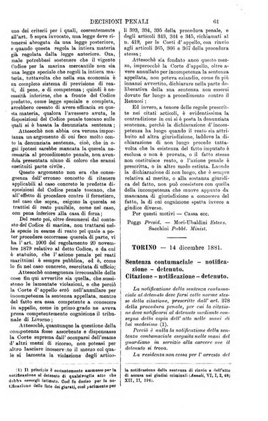 Annali della giurisprudenza italiana raccolta generale delle decisioni delle Corti di cassazione e d'appello in materia civile, criminale, commerciale, di diritto pubblico e amministrativo, e di procedura civile e penale