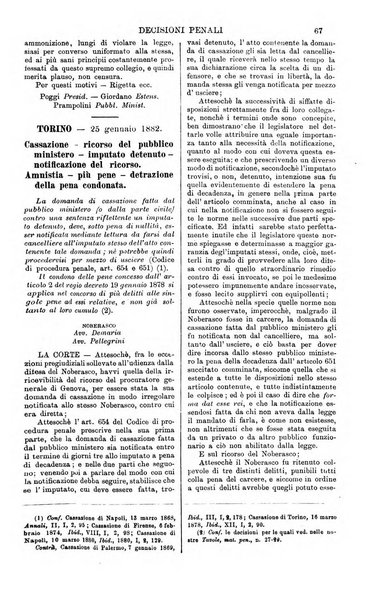 Annali della giurisprudenza italiana raccolta generale delle decisioni delle Corti di cassazione e d'appello in materia civile, criminale, commerciale, di diritto pubblico e amministrativo, e di procedura civile e penale