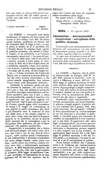 Annali della giurisprudenza italiana raccolta generale delle decisioni delle Corti di cassazione e d'appello in materia civile, criminale, commerciale, di diritto pubblico e amministrativo, e di procedura civile e penale