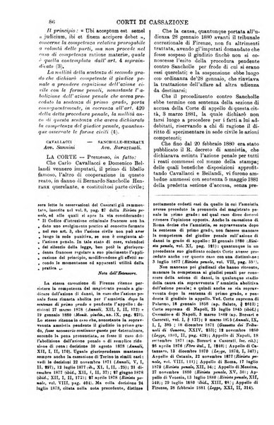 Annali della giurisprudenza italiana raccolta generale delle decisioni delle Corti di cassazione e d'appello in materia civile, criminale, commerciale, di diritto pubblico e amministrativo, e di procedura civile e penale