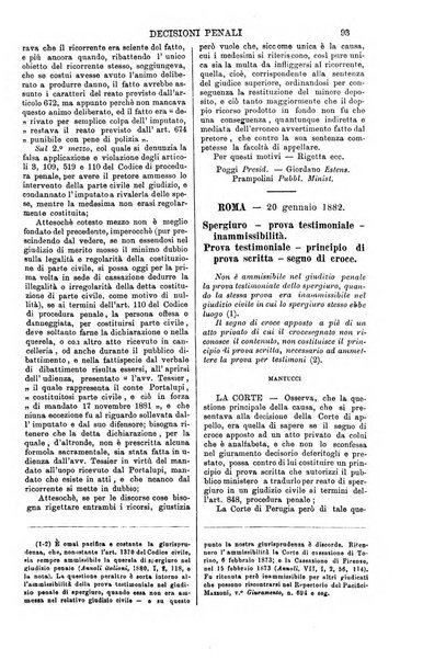 Annali della giurisprudenza italiana raccolta generale delle decisioni delle Corti di cassazione e d'appello in materia civile, criminale, commerciale, di diritto pubblico e amministrativo, e di procedura civile e penale