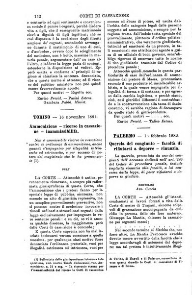 Annali della giurisprudenza italiana raccolta generale delle decisioni delle Corti di cassazione e d'appello in materia civile, criminale, commerciale, di diritto pubblico e amministrativo, e di procedura civile e penale