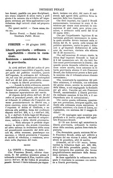 Annali della giurisprudenza italiana raccolta generale delle decisioni delle Corti di cassazione e d'appello in materia civile, criminale, commerciale, di diritto pubblico e amministrativo, e di procedura civile e penale