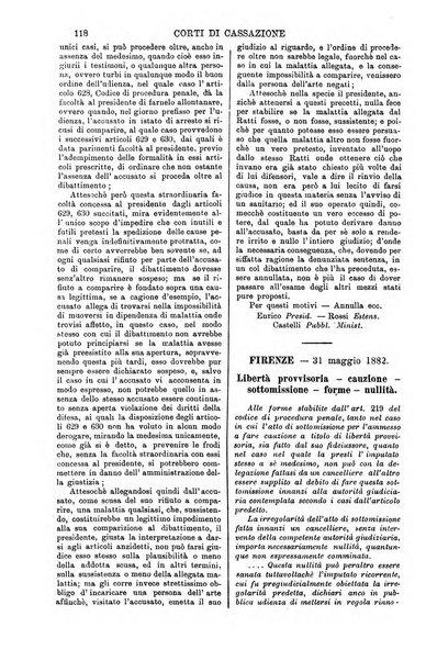 Annali della giurisprudenza italiana raccolta generale delle decisioni delle Corti di cassazione e d'appello in materia civile, criminale, commerciale, di diritto pubblico e amministrativo, e di procedura civile e penale