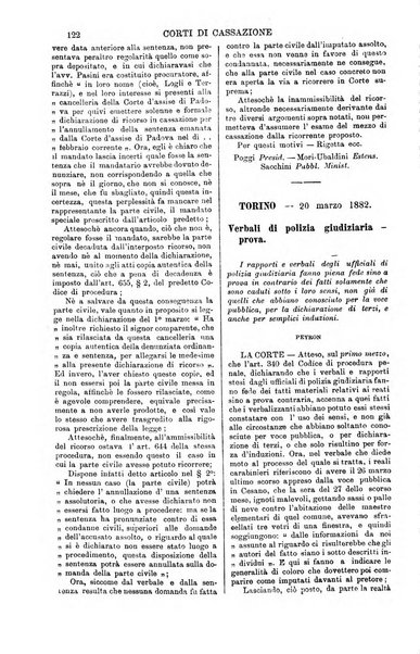 Annali della giurisprudenza italiana raccolta generale delle decisioni delle Corti di cassazione e d'appello in materia civile, criminale, commerciale, di diritto pubblico e amministrativo, e di procedura civile e penale