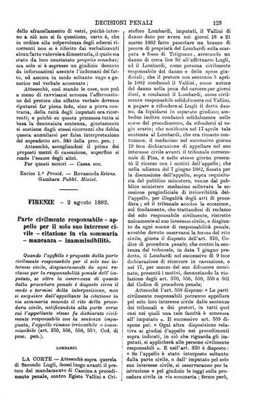 Annali della giurisprudenza italiana raccolta generale delle decisioni delle Corti di cassazione e d'appello in materia civile, criminale, commerciale, di diritto pubblico e amministrativo, e di procedura civile e penale