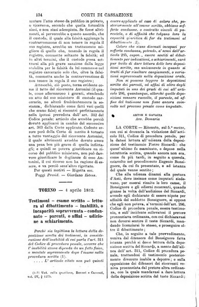 Annali della giurisprudenza italiana raccolta generale delle decisioni delle Corti di cassazione e d'appello in materia civile, criminale, commerciale, di diritto pubblico e amministrativo, e di procedura civile e penale