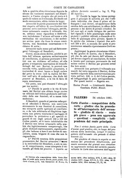 Annali della giurisprudenza italiana raccolta generale delle decisioni delle Corti di cassazione e d'appello in materia civile, criminale, commerciale, di diritto pubblico e amministrativo, e di procedura civile e penale