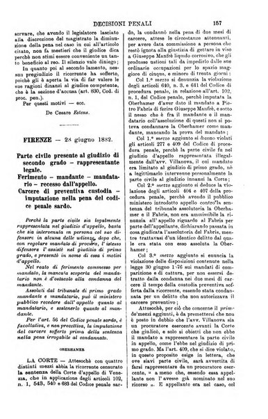 Annali della giurisprudenza italiana raccolta generale delle decisioni delle Corti di cassazione e d'appello in materia civile, criminale, commerciale, di diritto pubblico e amministrativo, e di procedura civile e penale