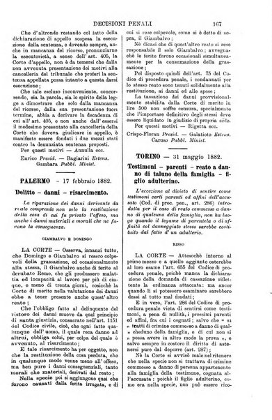 Annali della giurisprudenza italiana raccolta generale delle decisioni delle Corti di cassazione e d'appello in materia civile, criminale, commerciale, di diritto pubblico e amministrativo, e di procedura civile e penale