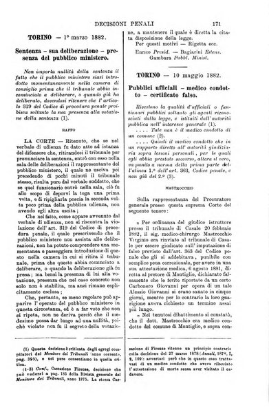 Annali della giurisprudenza italiana raccolta generale delle decisioni delle Corti di cassazione e d'appello in materia civile, criminale, commerciale, di diritto pubblico e amministrativo, e di procedura civile e penale