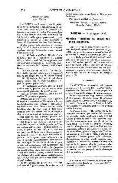 Annali della giurisprudenza italiana raccolta generale delle decisioni delle Corti di cassazione e d'appello in materia civile, criminale, commerciale, di diritto pubblico e amministrativo, e di procedura civile e penale