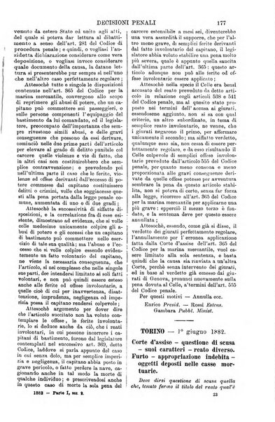 Annali della giurisprudenza italiana raccolta generale delle decisioni delle Corti di cassazione e d'appello in materia civile, criminale, commerciale, di diritto pubblico e amministrativo, e di procedura civile e penale