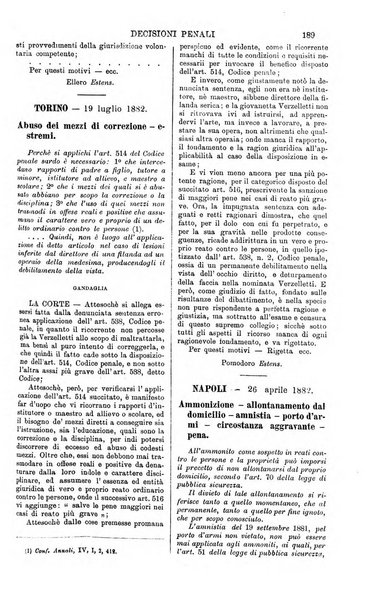 Annali della giurisprudenza italiana raccolta generale delle decisioni delle Corti di cassazione e d'appello in materia civile, criminale, commerciale, di diritto pubblico e amministrativo, e di procedura civile e penale