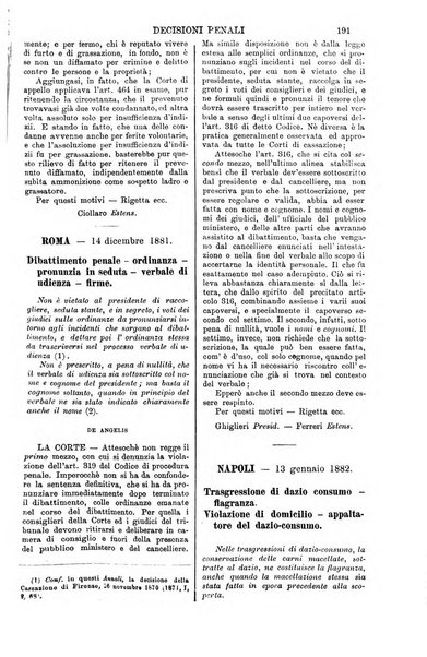 Annali della giurisprudenza italiana raccolta generale delle decisioni delle Corti di cassazione e d'appello in materia civile, criminale, commerciale, di diritto pubblico e amministrativo, e di procedura civile e penale