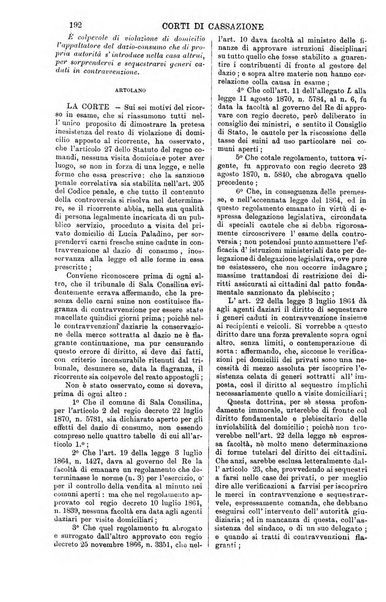 Annali della giurisprudenza italiana raccolta generale delle decisioni delle Corti di cassazione e d'appello in materia civile, criminale, commerciale, di diritto pubblico e amministrativo, e di procedura civile e penale