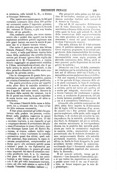 Annali della giurisprudenza italiana raccolta generale delle decisioni delle Corti di cassazione e d'appello in materia civile, criminale, commerciale, di diritto pubblico e amministrativo, e di procedura civile e penale